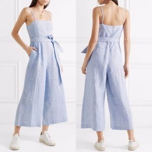 J. Crew Linen Wide Leg Jumpsuit